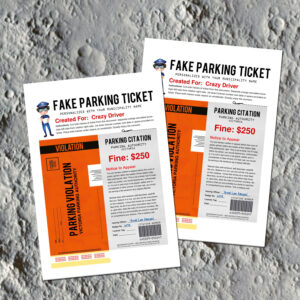 Fake Parking Ticket (PDF)