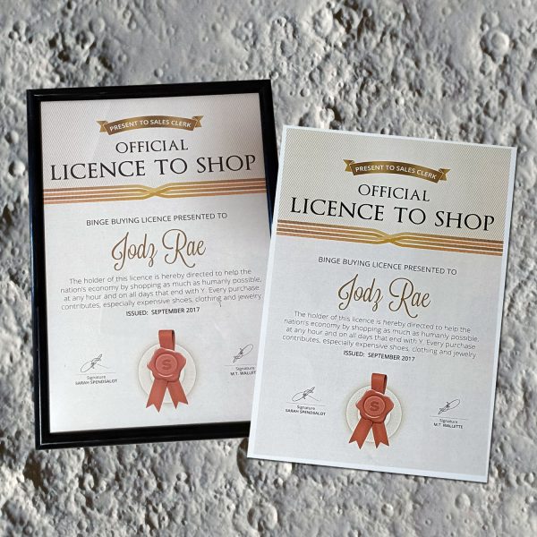 License to Shop